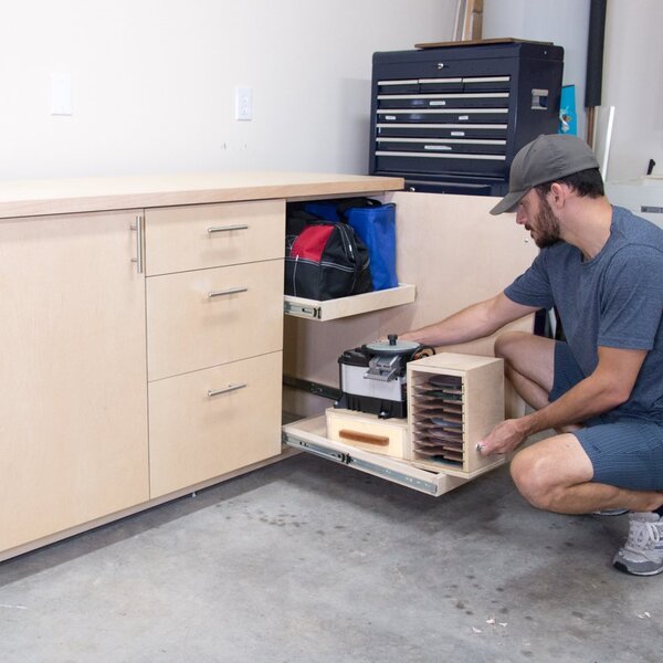 Base Cabinet with Drawers Plans - Fix This Build That LLC