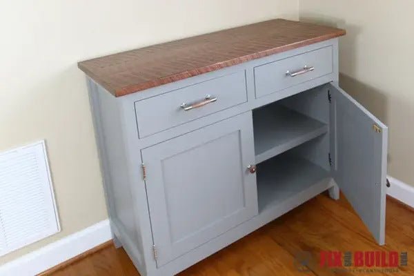 DIY Sideboard Cabinet Plans - Fix This Build That LLC