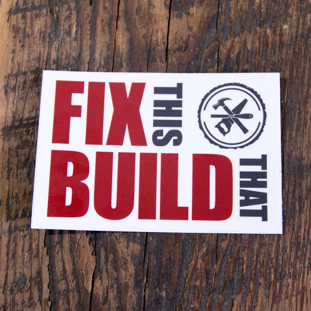 FTBT Logo Sticker - Fix This Build That
