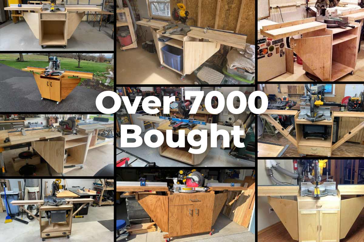 Mobile Miter Saw Stand Plans - Fix This Build That