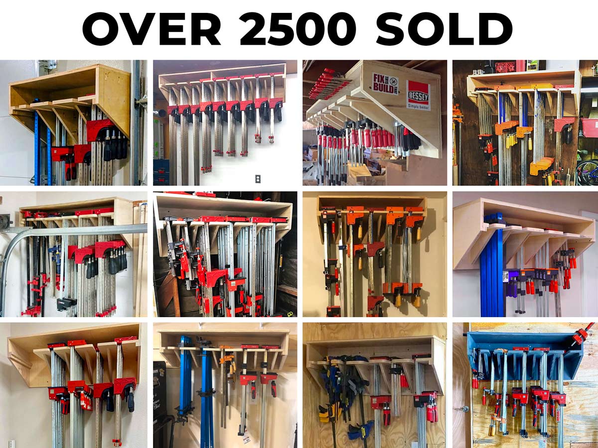 Space Saving Parallel Clamp Rack Plans - Fix This Build That
