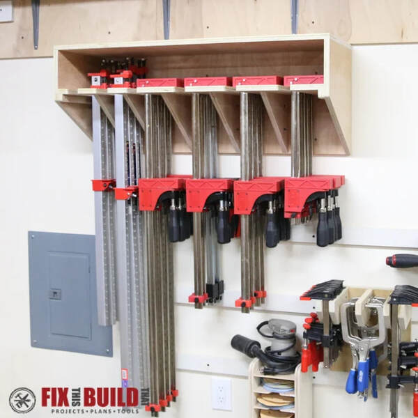 Space Saving Parallel Clamp Rack Plans - Fix This Build That LLC