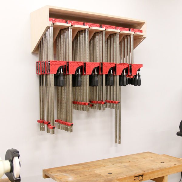 Space Saving Parallel Clamp Rack Plans - Fix This Build That LLC
