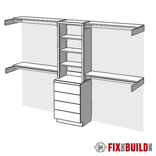 DIY Closet Organizer Plans - Fix This Build That LLC