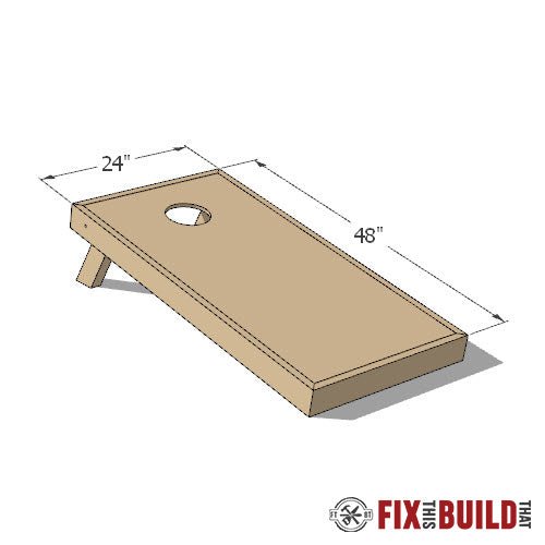 DIY Cornhole Board Plans - Fix This Build That