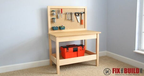 DIY Kid's Workbench Plans - Fix This Build That LLC