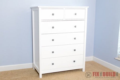 DIY Tall Dresser Plans - Fix This Build That LLC