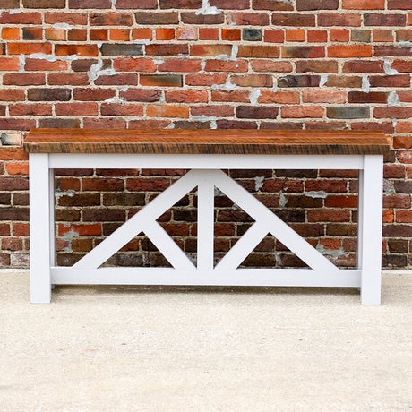 DIY Truss Sofa Table Plans - Fix This Build That LLC