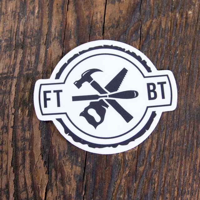 FTBT Simple Logo Sticker - Fix This Build That