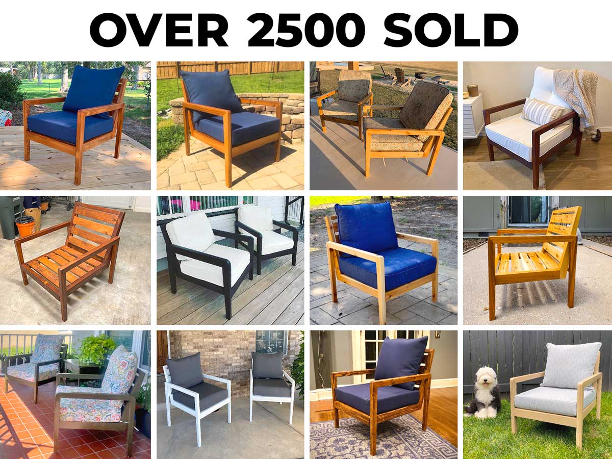 DIY Modern Outdoor Chair Plans