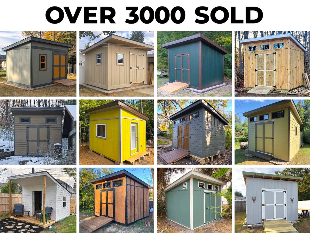 Modern 10x12 DIY Shed Plans