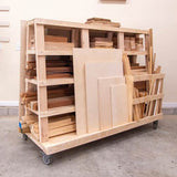 Mobile Wood Storage Cart Plans - Fix This Build That LLC