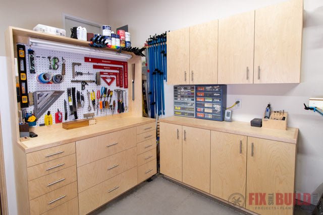 Modular Garage Shop Cabinets Bundle - Fix This Build That LLC