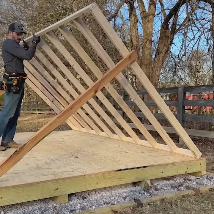 Modern 10x12 DIY Shed Plans