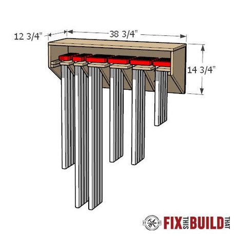 Space Saving Parallel Clamp Rack Plans - Fix This Build That LLC